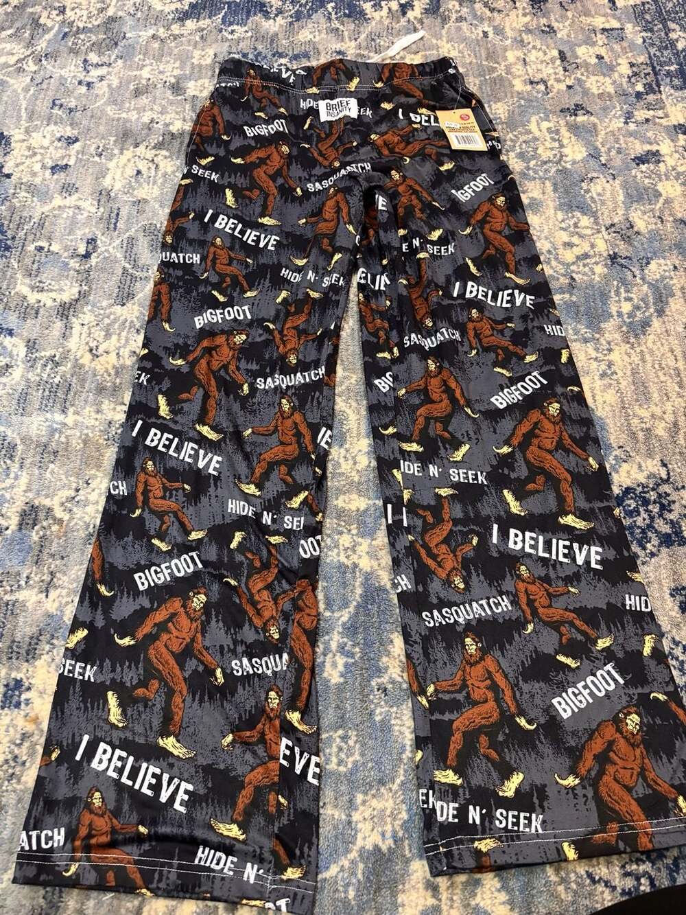 Brief Insanity Bigfoot Lounge Pants Size S